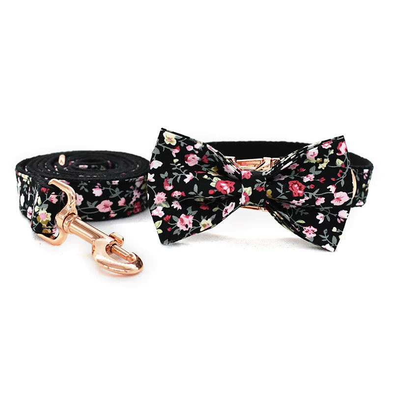 Charlie Dog Collar, Dog Collar & Dog Bowtie (Set) – by The Paw Co.-3