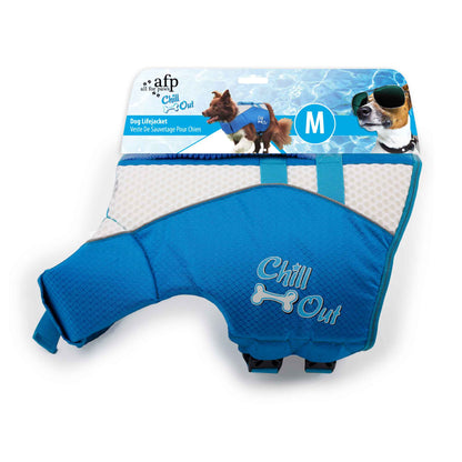 Dog Life Jacket - Puppy Swim Float Adjustable Safety Vest - All For Paws-6