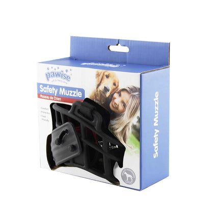Dog Muzzle Guard - Anti Barking Biting Soft Flexible Cage Pet Mouth Basket Pawise-1