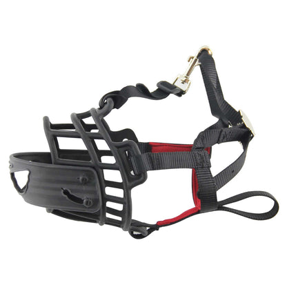 Dog Muzzle Guard - Anti Barking Biting Soft Flexible Cage Pet Mouth Basket Pawise-2
