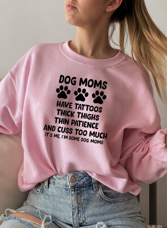 Dog Moms Sweat Shirt-0
