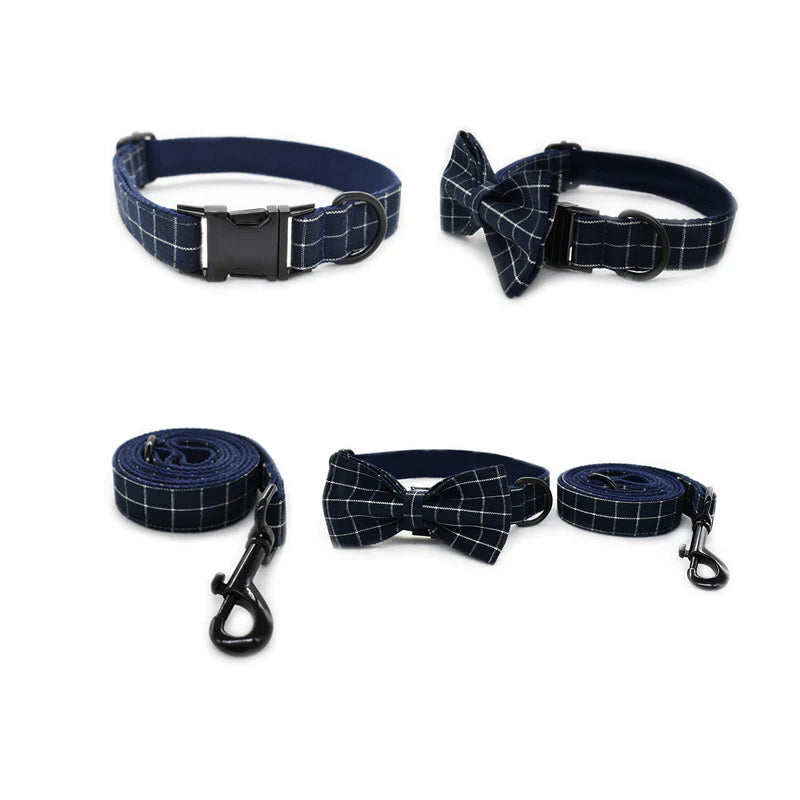 Jasper Dog Collar, Dog Collar & Dog Bowtie (Set) – by The Paw Co.-1