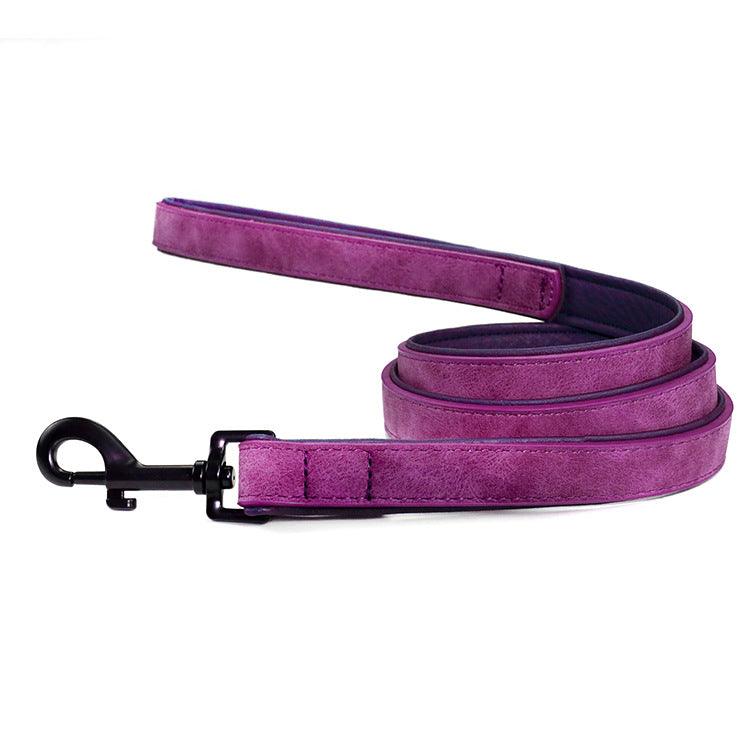 Premium Leather Dog Leash - Stylish And Durable Pet Traction Belt-6