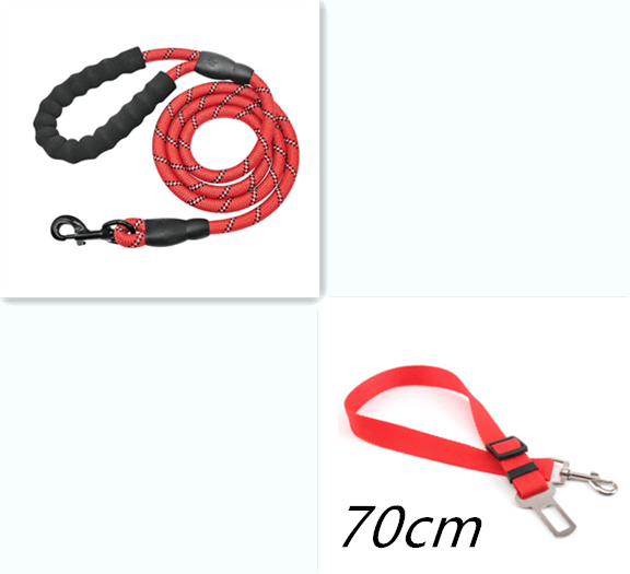 Reflective Comfort Leash - Premium Nylon Dog Leash For Walking And Training - Ultimate Pet Safety And Control-17