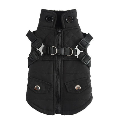 Winter Warmth Zipper Dog Jacket - Stylish And Cozy Pet Apparel-2