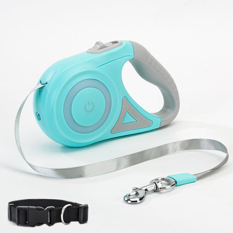 Automatic Pet Dog Cat Traction Rope With Retractable Leash And Collar-6
