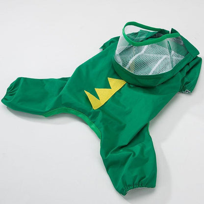 Autumn Pet Rainy Clothes - Small Dog Puppies Raincoat-1