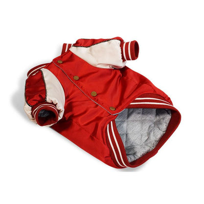 Stylish Dog Shiny Cotton Jacket - Two-Legged Clothes-1