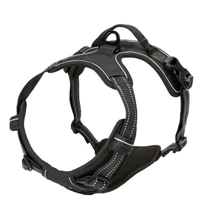 Explosive Red Adventure Dog Harness - Ultimate Safety And Comfort For Large Dogs-5