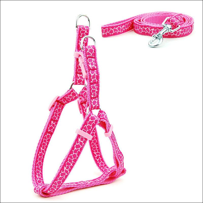 Pet Adventure Chest Strap Leash - Premium Quality Dog And Cat Walking Harness-23