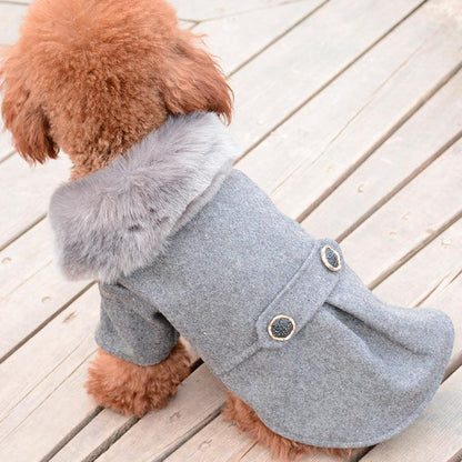 Bipedal Woolen Dog Coat - Cozy And Stylish Winter Wear For Your Pup-1