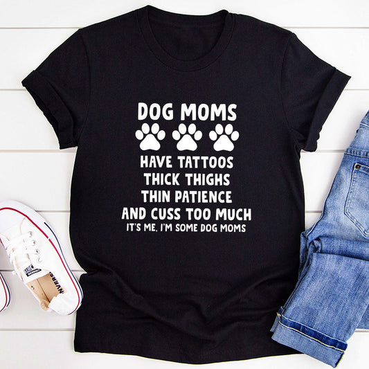 Dog Moms T-Shirt-0