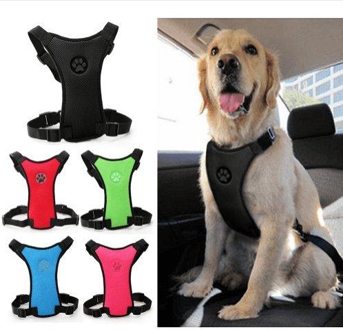 Breathable Mesh Pet Car Safety Chest Harness-0