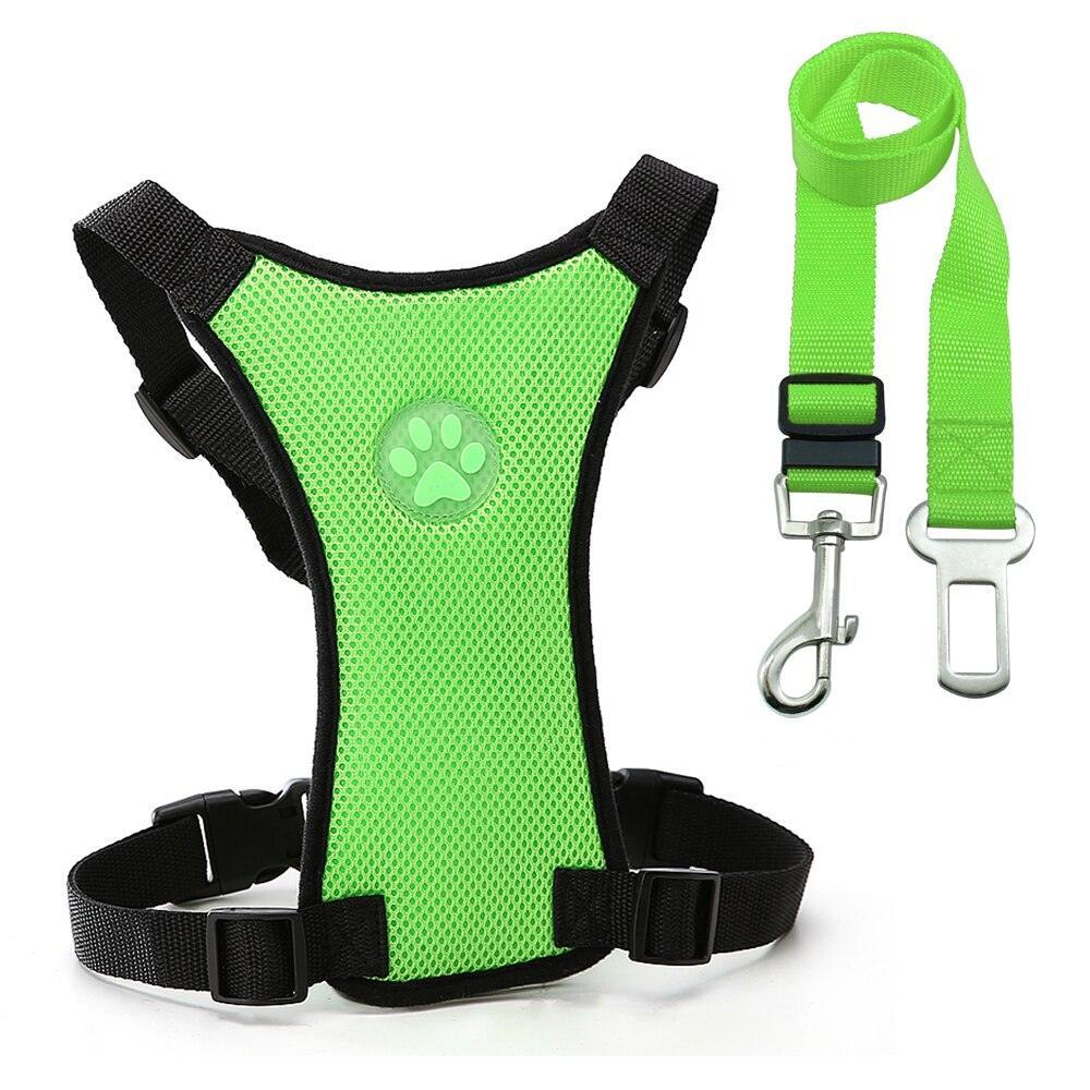 Breathable Mesh Pet Car Safety Chest Harness-12
