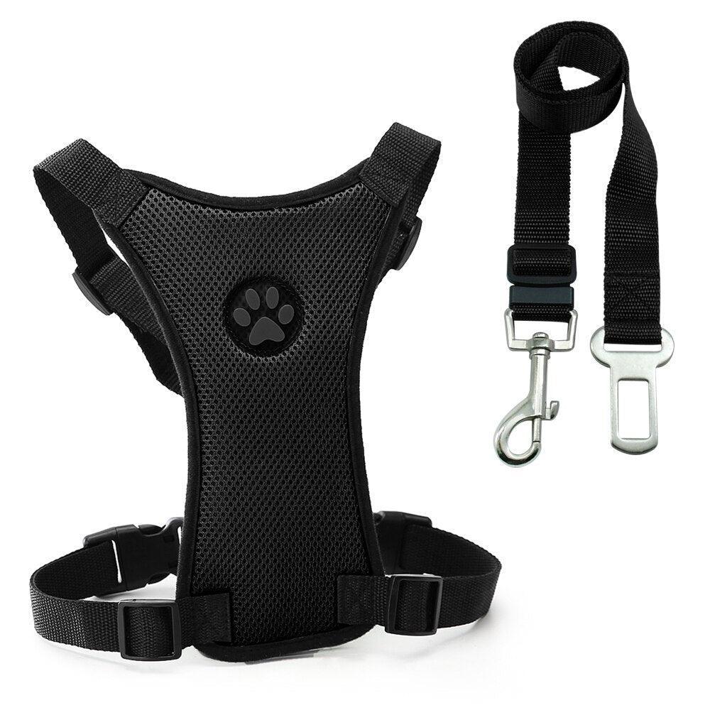 Breathable Mesh Pet Car Safety Chest Harness-13