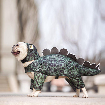 Bunnylicious Dino Dress: Adorable Pet Dinosaur Clothes For Fashionable Females-1