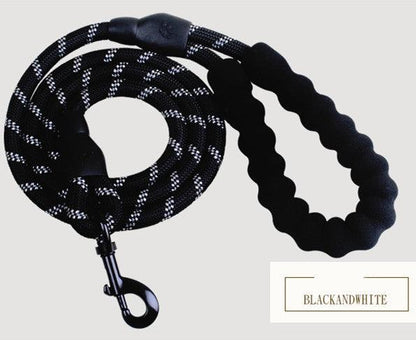 Reflective Comfort Leash - Premium Nylon Dog Leash For Walking And Training - Ultimate Pet Safety And Control-9