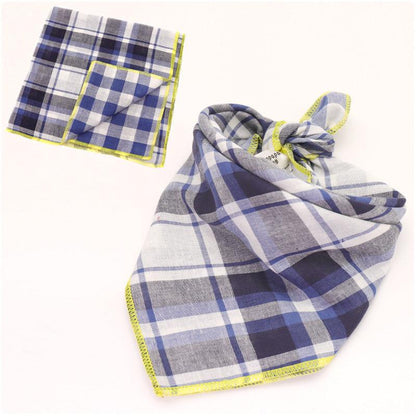 Fashionable Double Sided Cotton Pet Scarf-13