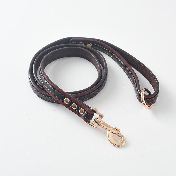 Ultimate Pet Walking Set: Stylish Pu Leash And Collar Combo-8