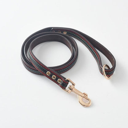 Ultimate Pet Walking Set: Stylish Pu Leash And Collar Combo-8