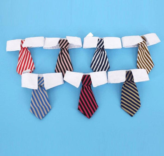 Cartoon Print Pet Bow Tie Set - Wholesale Dog And Baby Tie Collection-0