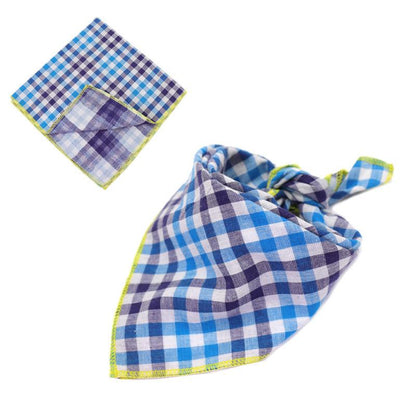 Fashionable Double Sided Cotton Pet Scarf-17