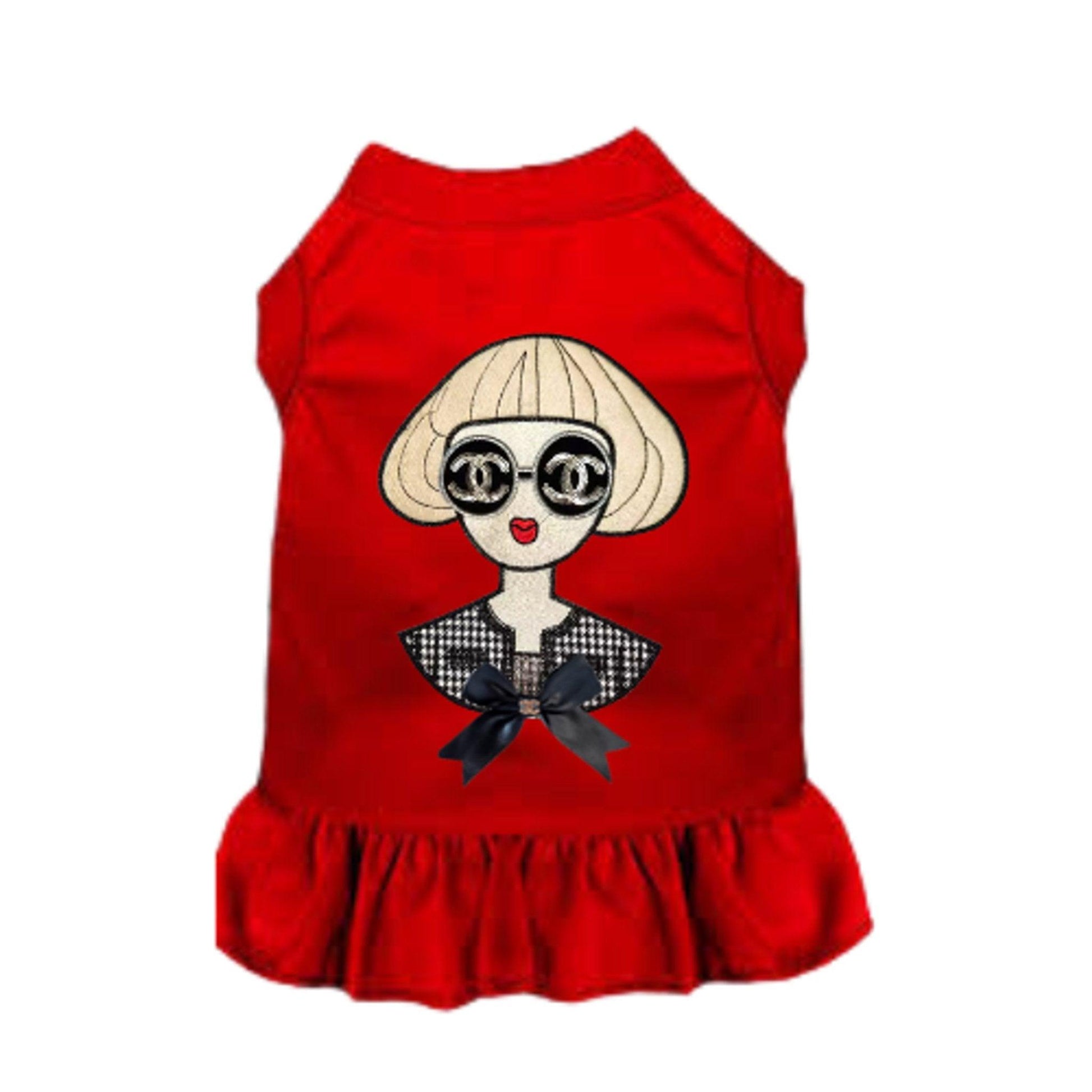 Chic Ruffled Dress for Stylish Dogs-13