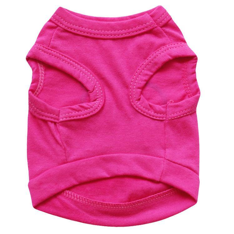 Cotton Jersey Pet Vest - Stylish And Comfy Pet Clothing For Dogs-2