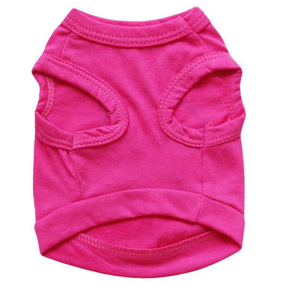 Cotton Jersey Pet Vest - Stylish And Comfy Pet Clothing For Dogs-2
