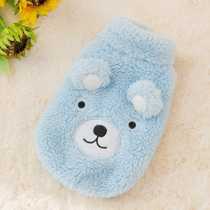 Cozy Bear Fleece Patch Two-Legged Pet Apparel-2