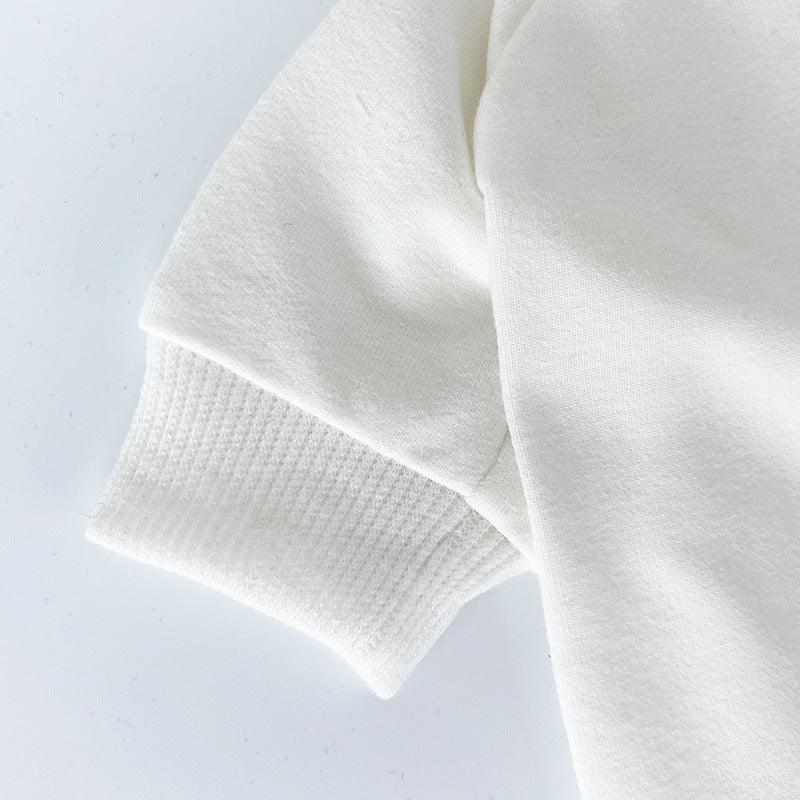 Cozy Canine Cotton Sweater - Stylish Solid Color Pet Pullover-1