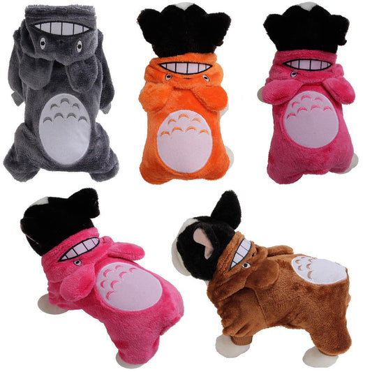 Cozy Canine Couture: Stylish Pet Dog Turned Clothes In Vibrant Hues-0