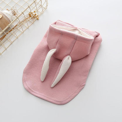 Cozy Canine Knitted Sweater With Bunny Ears-6