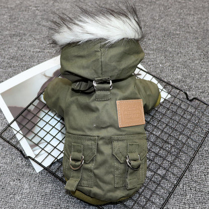 Cozy Canine Padded Coat - Stylish And Warm Dog Jacket For Small Breeds-0