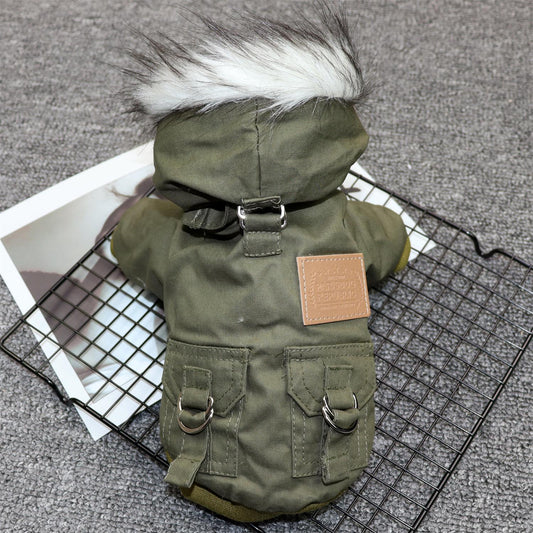 Cozy Canine Padded Coat - Stylish And Warm Dog Jacket For Small Breeds-0