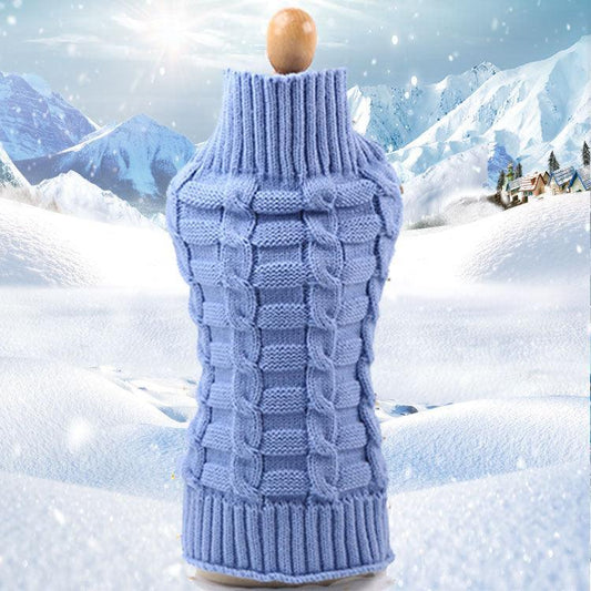 Cozy Cashmere Knit Pet Sweater - Stylish Dog Clothes For Your Furry Friend-0