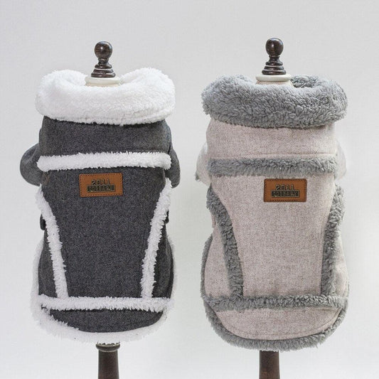 Cozy Chic Winter Dog Jacket - Stylish And Warm Pet Coat For French Bulldogs-0