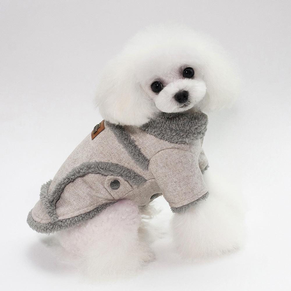 Cozy Chic Winter Dog Jacket - Stylish And Warm Pet Coat For French Bulldogs-5