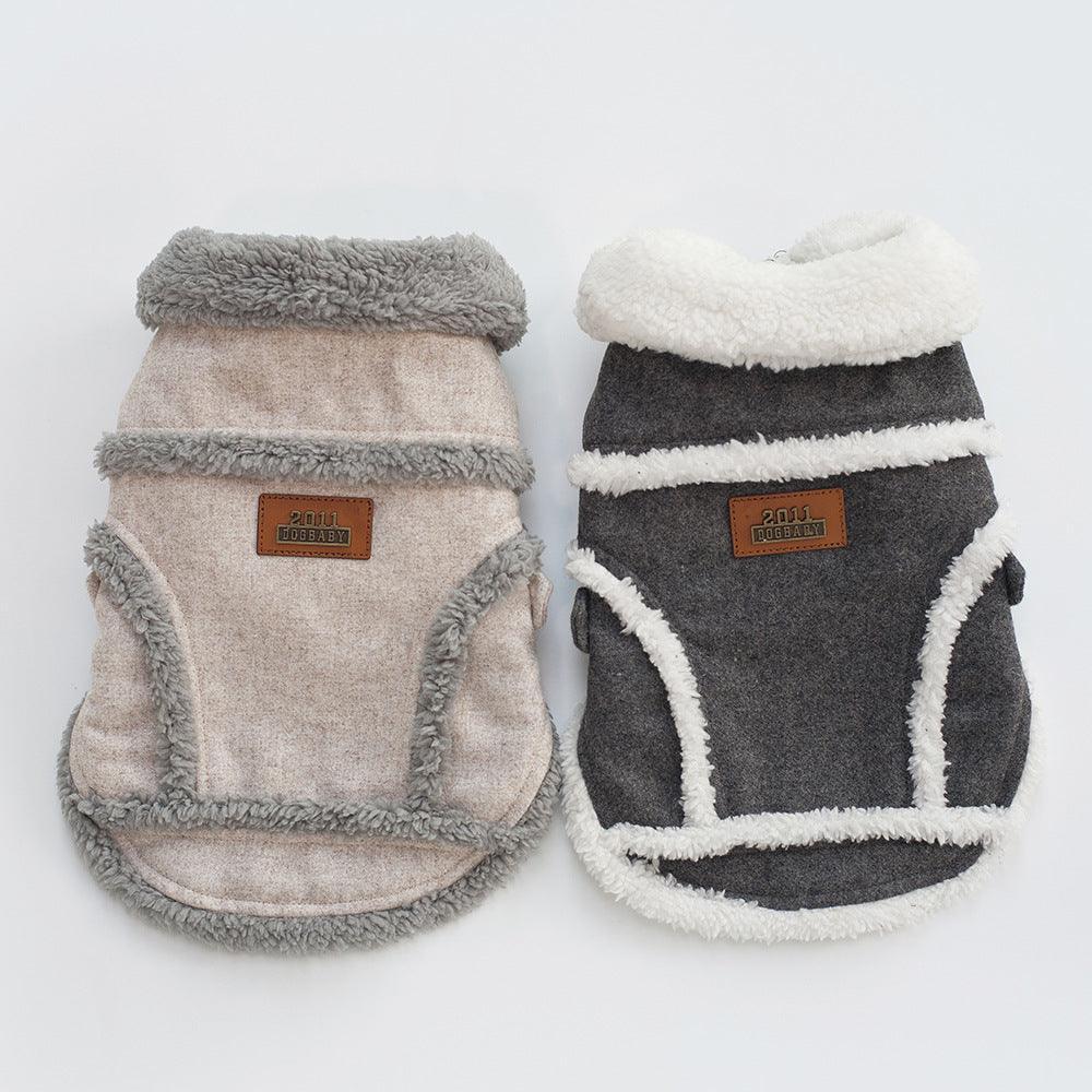 Cozy Chic Winter Dog Jacket - Stylish And Warm Pet Coat For French Bulldogs-3