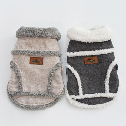 Cozy Chic Winter Dog Jacket - Stylish And Warm Pet Coat For French Bulldogs-3