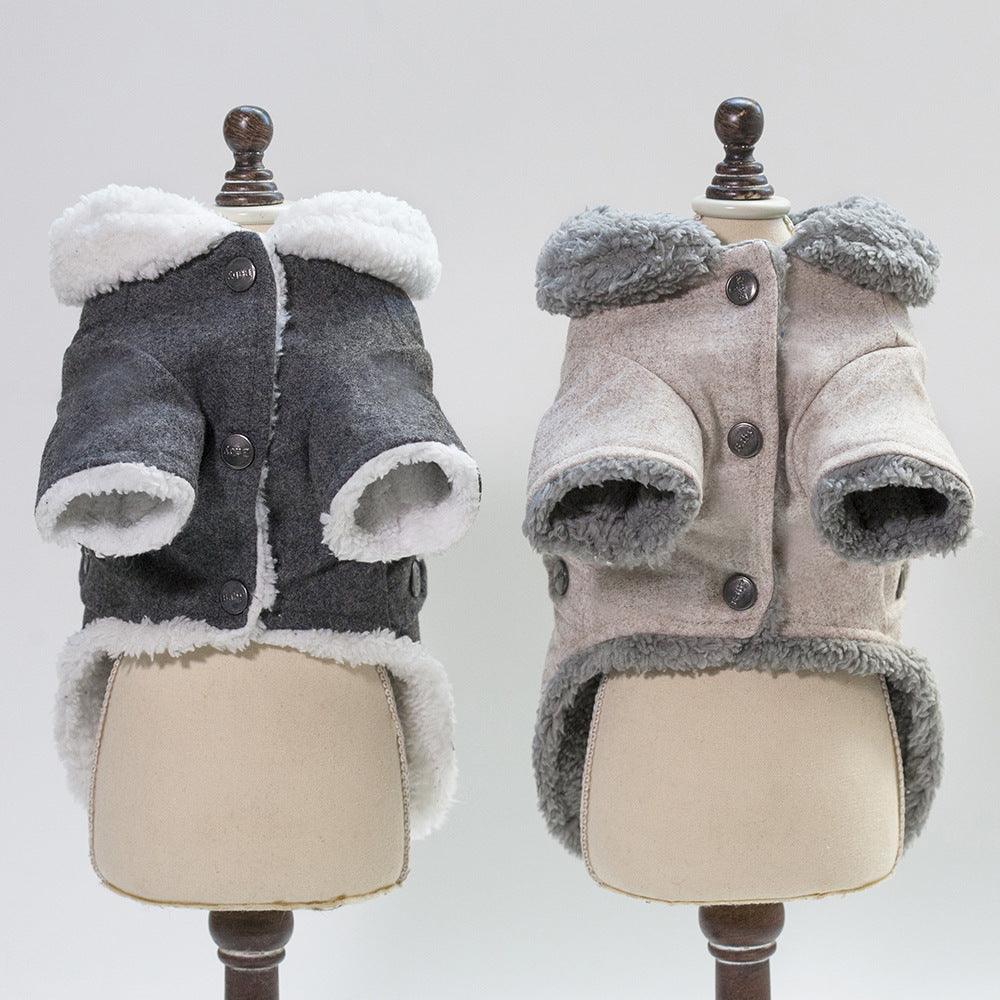 Cozy Chic Winter Dog Jacket - Stylish And Warm Pet Coat For French Bulldogs-1