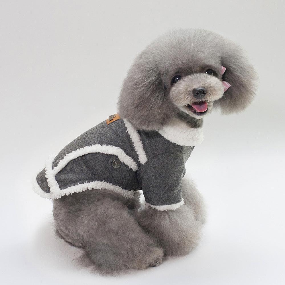 Cozy Chic Winter Dog Jacket - Stylish And Warm Pet Coat For French Bulldogs-6