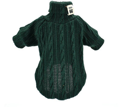 Cozy Knitted Turtleneck Sweater For Pets - Winter Warmth For Dogs And Cats-6