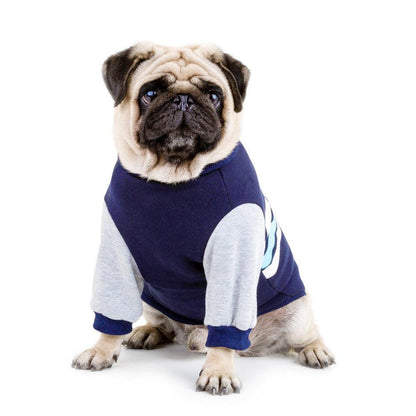 Cozy Striped Hooded Dog Sweater-3
