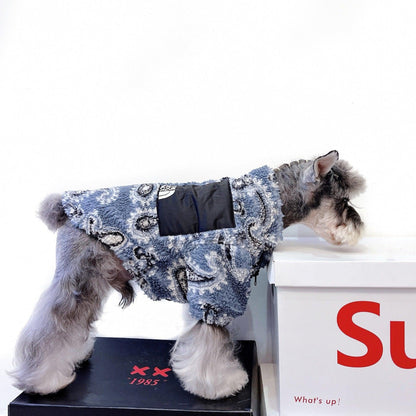 Cozy Velvet Apparel For Feline And Canine Companions-2