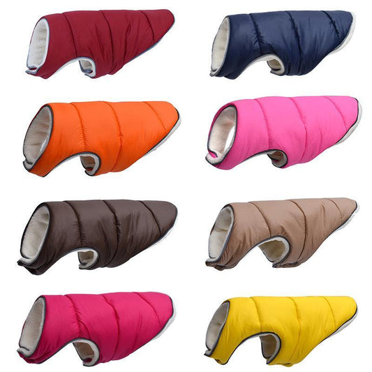Cozycanine Reflective Winter Dog Jacket: Warm Fleece Pet Coat For Small, Medium, And Large Dogs-0