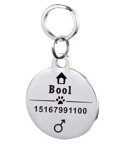 Custom Engraved Stainless Steel Pet Id Tag-11