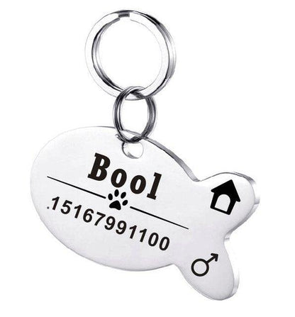 Custom Engraved Stainless Steel Pet Id Tag-18