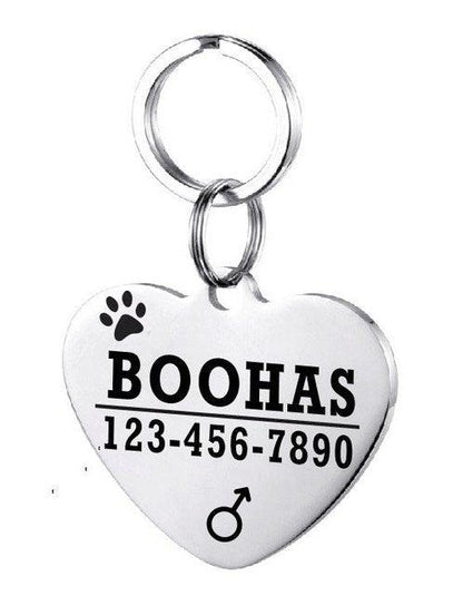 Custom Engraved Stainless Steel Pet Id Tag-20