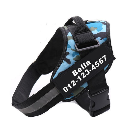 Customizable Reflective No-Pull Dog Harness: The Ultimate Safety And Comfort Solution For Your Furry Friend-0